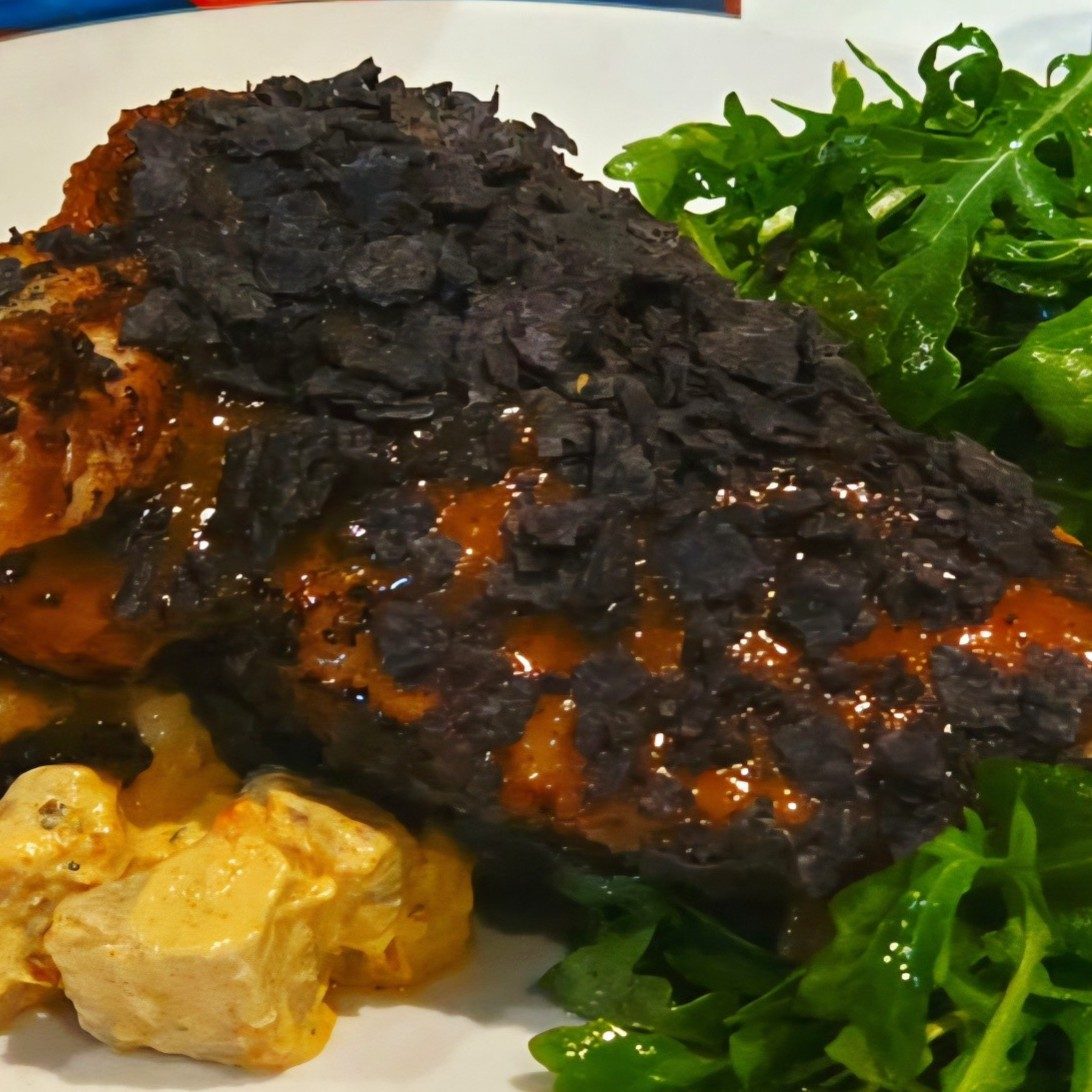 Blue Corn Chicken.